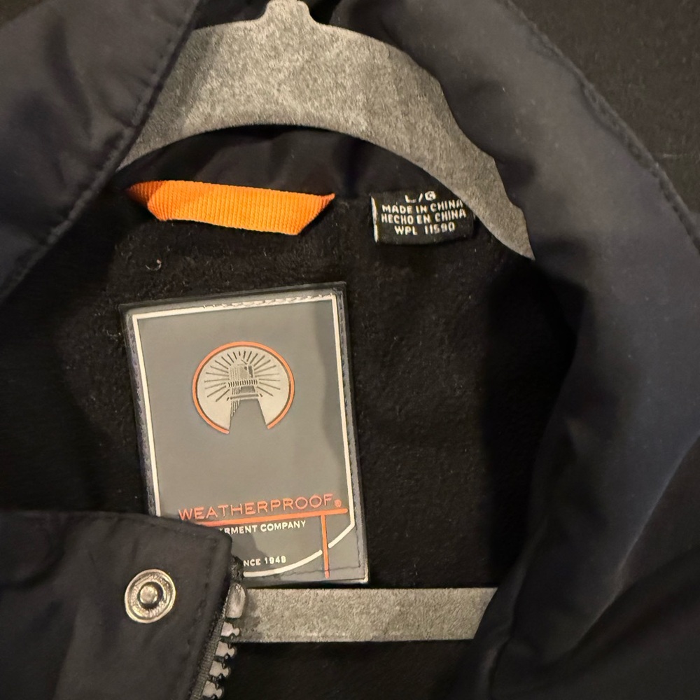 Weatherproof Men's Black Jacket large - Picture 6 of 6
